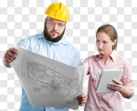 Сlipart engineer civil tablet group construction photo cut out BillionPhotos