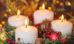 Сlipart Christmas Candle Advent Wreath Holiday   BillionPhotos