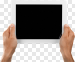 Сlipart Human Hand Digital Tablet Holding Computer Monitor Women photo cut out BillionPhotos