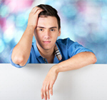 Сlipart male foreign young banner speak   BillionPhotos