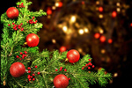 Сlipart christmas tree ball background red   BillionPhotos