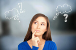 Сlipart Thinking Choice Questionnaire Decisions Women   BillionPhotos