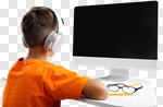Сlipart education distance kid online child photo cut out BillionPhotos