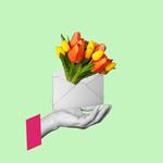 Сlipart background abstract flowers banner paper   BillionPhotos