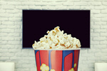 Сlipart popcorn watching bowl digital entertainment   BillionPhotos