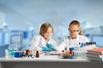 Сlipart experiment school girl kids chemistry   BillionPhotos