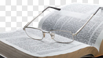 Сlipart book old closeup glasses open photo cut out BillionPhotos