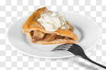 Сlipart Apple Pie Pie Ice Cream Dessert Plate photo cut out BillionPhotos