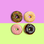 Сlipart donut hipster party same unicorn   BillionPhotos