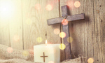 Сlipart Christian cross and candle christian candle church open   BillionPhotos