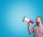 Сlipart speaker hand background business woman   BillionPhotos