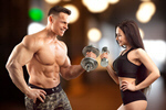 Сlipart fit couple gym love woman   BillionPhotos