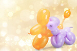 Сlipart balloon animals art birthday bunny cat   BillionPhotos