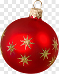 Сlipart Christmas Ornament Christmas Christmas Decoration Red Holiday photo cut out BillionPhotos