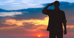 Сlipart Silhouette of a soldier saluting during sunset soldier vision troops dream   BillionPhotos