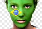 Сlipart Brazil Flag Human Face Brazilian Brazilian Flag photo cut out BillionPhotos