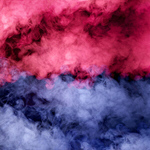 Сlipart blue red steam abstract art   BillionPhotos