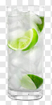 Сlipart vodka lime cocktail gin glass photo cut out BillionPhotos