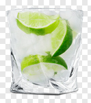 Сlipart gin tonic vodka lime ice photo cut out BillionPhotos