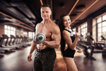 Сlipart trainer fit gym training couple   BillionPhotos