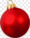 Сlipart Christmas Ornament Christmas Christmas Decoration Red Holiday photo cut out BillionPhotos