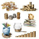 Сlipart coins set business gold market   BillionPhotos