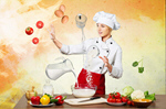Сlipart magic chef woman inair human   BillionPhotos