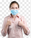 Сlipart mask coronavirus virus face people photo cut out BillionPhotos