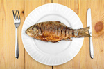 Сlipart fish plate cooked white carp   BillionPhotos