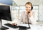 Сlipart Telephone Women Office Computer Business Desk   BillionPhotos