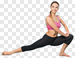 Сlipart yoga woman sports isolated white photo cut out BillionPhotos