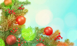 Сlipart christmas tree background frame above   BillionPhotos
