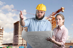 Сlipart building construction engineer project plan   BillionPhotos
