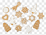 Сlipart holiday gingerbread sugar winter spice photo cut out BillionPhotos