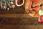 Сlipart christmas dinner feast meat background   BillionPhotos