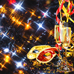 Сlipart New Year's Eve Champagne Party New Year's Day Party Hat   BillionPhotos