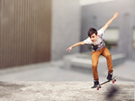 Сlipart kid skateboard boy practice skate   BillionPhotos
