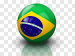 Сlipart Brazil Brazilian Flag Flag Sphere Symbol 3d cut out BillionPhotos