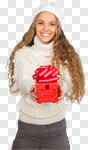Сlipart Christmas Shopping Women Gift Giving photo cut out BillionPhotos