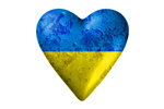 Сlipart heart blue flag split yellow   BillionPhotos