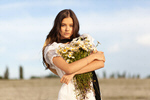 Сlipart child kid smell field background photo  BillionPhotos