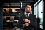 Сlipart man looking serious businessman office   BillionPhotos