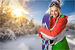 Сlipart Winter Women Snowboarding Snowboard Snow   BillionPhotos