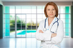 Сlipart doctor physician woman portrait smile   BillionPhotos