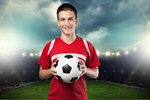 Сlipart soccer player ball portrait face   BillionPhotos