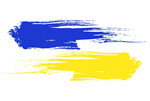 Сlipart ukraine blue yellow paint abstract   BillionPhotos