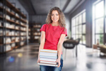 Сlipart library student female woman school   BillionPhotos