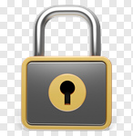 Сlipart Lock Padlock Symbol Security Security System 3d cut out BillionPhotos