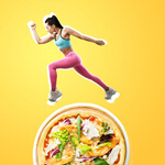 Сlipart bright modern pizza abstract action   BillionPhotos