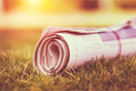 Сlipart Newspaper The Media Grass Paper Rolled Up   BillionPhotos